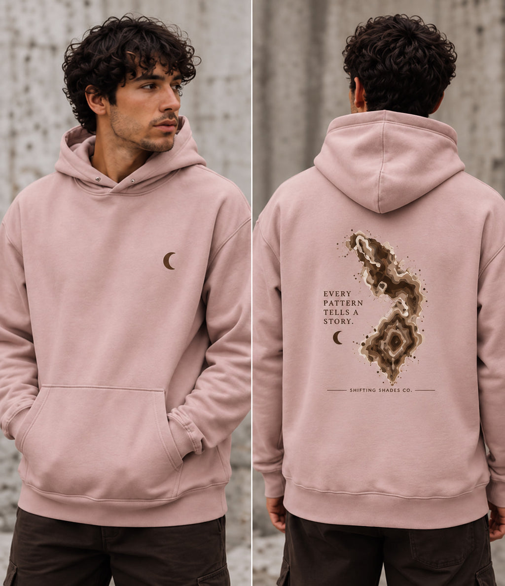 Melanin Map Heavyweight Hoodie — Vitiligo Awareness Streetwear | Shifting Shades Co.