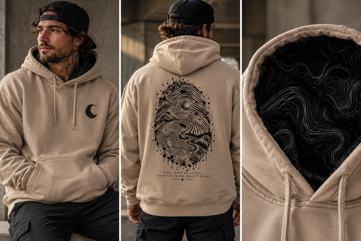Exactly As You Were Meant To Be Custom Lined Hoodie