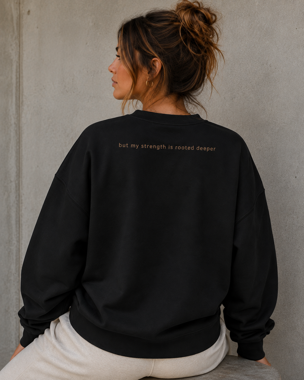 Rooted Deeper Unisex organic oversized sweatshirt