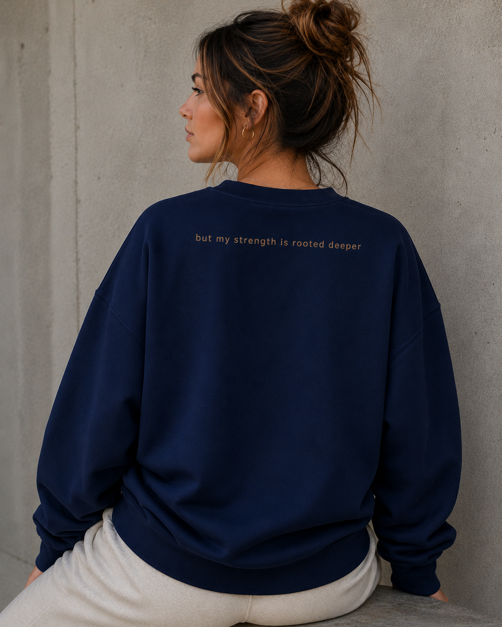 Rooted Deeper Unisex organic oversized sweatshirt