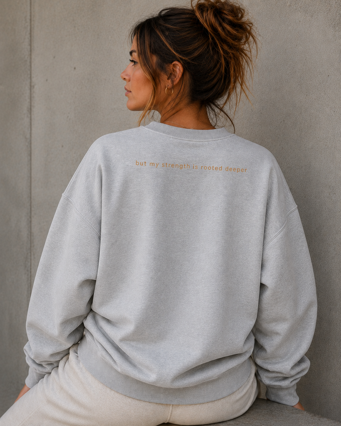Rooted Deeper Unisex organic oversized sweatshirt