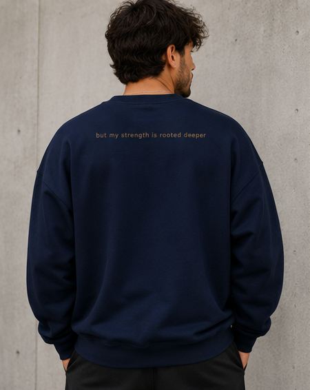 Rooted Deeper Unisex organic oversized sweatshirt