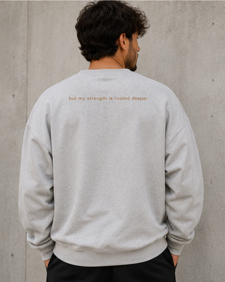 Rooted Deeper Unisex organic oversized sweatshirt