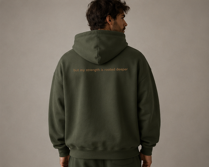 Rooted Deeper Unisex oversized hoodie