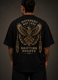 Eagle Spirit Organic High Neck Tee — Skin Diversity Apparel | Shifting Shades Co.