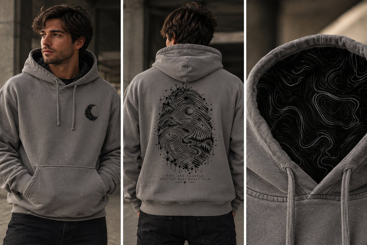 Exactly As You Were Meant To Be Custom Lined Hoodie