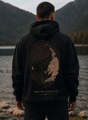 fingerprint Unisex Hoodie | Shifting Shades Co.