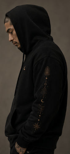 fingerprint Unisex Hoodie | Shifting Shades Co.
